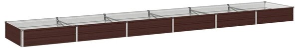 Povišeni vrtni krevet Smeđa 480 x 80 x 24 cm - 480 x 80 x 24 cm Smeđa