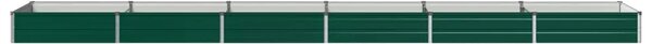 Povišeni vrtni krevet Zelena 480 x 80 x 24 cm - 480 x 80 x 24 cm Zelena