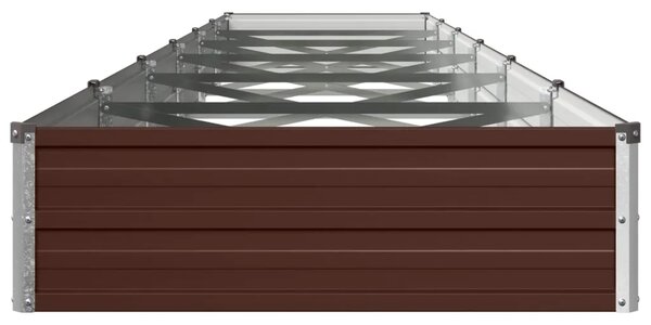 Povišeni vrtni krevet Smeđa 480 x 80 x 24 cm - 480 x 80 x 24 cm Smeđa
