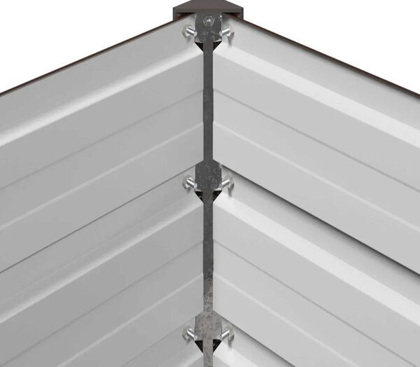 Povišeni vrtni krevet Smeđa 480 x 80 x 24 cm - 480 x 80 x 24 cm Smeđa