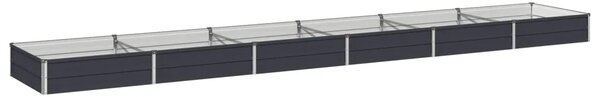 Povišeni vrtni krevet Antracit 480 x 80 x 24 cm - 480 x 80 x 24 cm Antracit