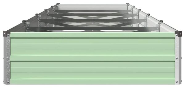 Povišeni vrtni krevet Pastelno zelena 400 x 80 x 24 cm - 400 x 80 x 24 cm Pastelno zelena