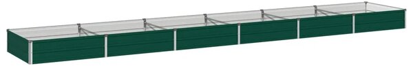 Povišeni vrtni krevet Zelena 480 x 80 x 24 cm - 480 x 80 x 24 cm Zelena