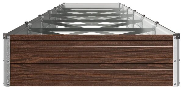 Povišeni vrtni krevet Crna 480 x 80 x 24 cm - 480 x 80 x 24 cm Crna