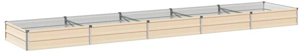 Povišeni vrtni krevet Slonovača 400 x 80 x 24 cm - 400 x 80 x 24 cm Slonovača