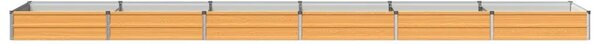 Povišeni vrtni krevet Prirodna 480 x 80 x 24 cm - 480 x 80 x 24 cm Prirodna