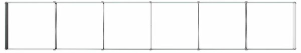 Povišeni vrtni krevet Zelena 480 x 80 x 24 cm - 480 x 80 x 24 cm Zelena