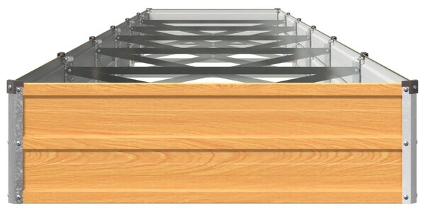 Povišeni vrtni krevet Prirodna 480 x 80 x 24 cm - 480 x 80 x 24 cm Prirodna