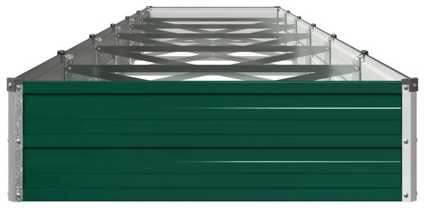Povišeni vrtni krevet Zelena 480 x 80 x 24 cm - 480 x 80 x 24 cm Zelena