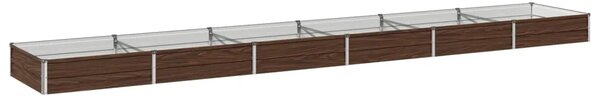 Povišeni vrtni krevet Crna 480 x 80 x 24 cm - 480 x 80 x 24 cm Crna