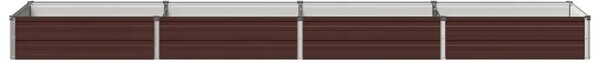 Povišeni vrtni krevet Smeđa 320 x 80 x 24 cm - 320 x 80 x 24 cm Smeđa