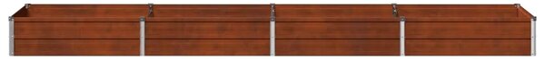 Povišeni vrtni krevet Rđa 320 x 80 x 24 cm corton - 320 x 80 x 24 cm Otporni čelik