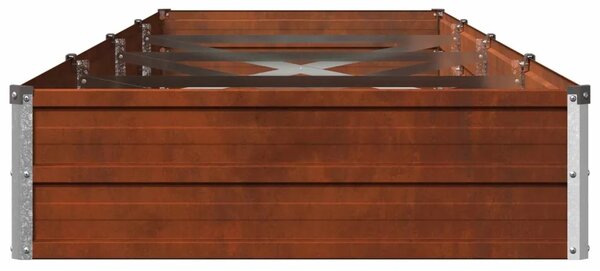 Povišeni vrtni krevet Rđa 320 x 80 x 24 cm corton - 320 x 80 x 24 cm Otporni čelik