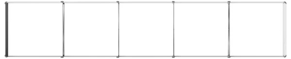 Povišeni vrtni krevet Siva 400 x 80 x 24 cm - 400 x 80 x 24 cm Siva