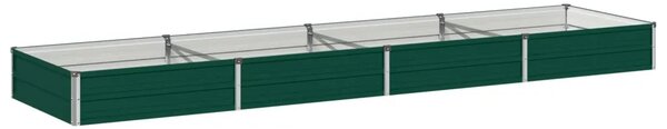 Povišeni vrtni krevet Zelena 320 x 80 x 24 cm - 320 x 80 x 24 cm Zelena