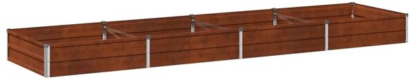 Povišeni vrtni krevet Rđa 320 x 80 x 24 cm corton - 320 x 80 x 24 cm Otporni čelik