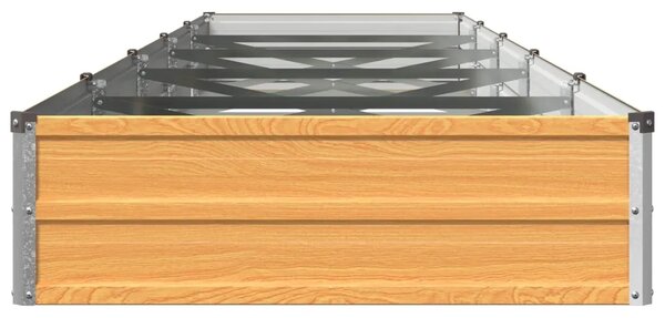 Povišeni vrtni krevet Prirodna 400 x 80 x 24 cm - 400 x 80 x 24 cm Prirodna