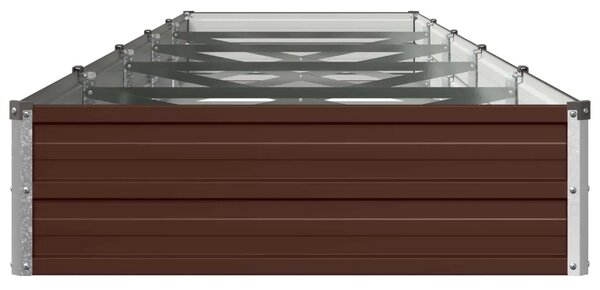 Povišeni vrtni krevet Smeđa 400 x 80 x 24 cm - 400 x 80 x 24 cm Smeđa