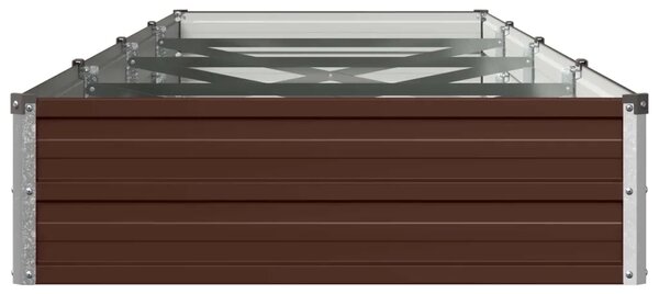 Povišeni vrtni krevet Smeđa 320 x 80 x 24 cm - 320 x 80 x 24 cm Smeđa