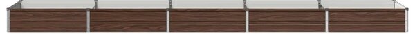 Povišeni vrtni krevet Crna 400 x 80 x 24 cm - 400 x 80 x 24 cm Crna