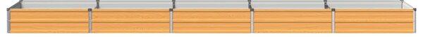 Povišeni vrtni krevet Prirodna 400 x 80 x 24 cm - 400 x 80 x 24 cm Prirodna
