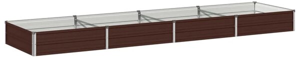 Povišeni vrtni krevet Smeđa 320 x 80 x 24 cm - 320 x 80 x 24 cm Smeđa