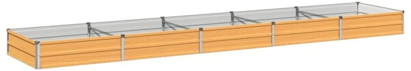 Povišeni vrtni krevet Prirodna 400 x 80 x 24 cm - 400 x 80 x 24 cm Prirodna