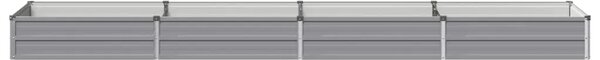 Povišeni vrtni krevet Siva 320 x 80 x 24 cm - 320 x 80 x 24 cm Siva