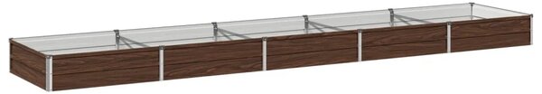 Povišeni vrtni krevet Crna 400 x 80 x 24 cm - 400 x 80 x 24 cm Crna