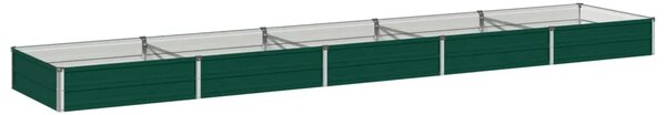 Povišeni vrtni krevet Zelena 400 x 80 x 24 cm - 400 x 80 x 24 cm Zelena