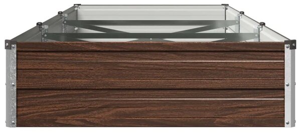 Povišeni vrtni krevet Crna 240 x 80 x 24 cm - 240 x 80 x 24 cm Crna
