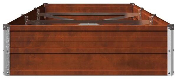Povišeni vrtni krevet Rđa 240 x 80 x 24 cm corton - 240 x 80 x 24 cm Otporni čelik