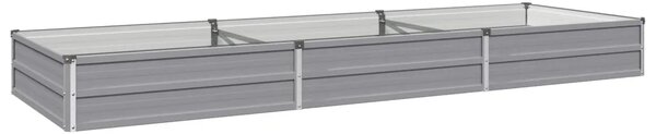 Povišeni vrtni krevet Siva 240 x 80 x 24 cm - 240 x 80 x 24 cm Siva