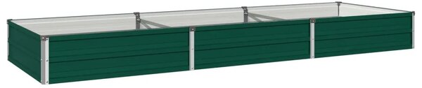 Povišeni vrtni krevet Zelena 240 x 80 x 24 cm - 240 x 80 x 24 cm Zelena