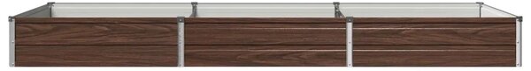 Povišeni vrtni krevet Crna 240 x 80 x 24 cm - 240 x 80 x 24 cm Crna