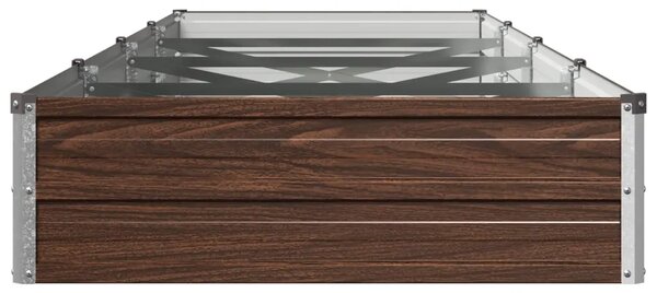 Povišeni vrtni krevet Crna 320 x 80 x 24 cm - 320 x 80 x 24 cm Crna