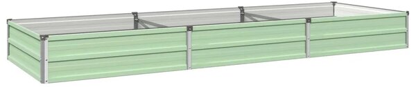 Povišeni vrtni krevet Pastelno zelena 240 x 80 x 24 cm - 240 x 80 x 24 cm Pastelno zelena