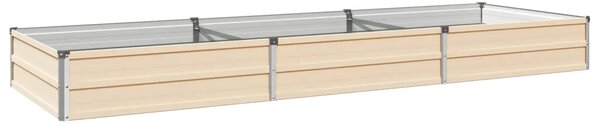 Povišeni vrtni krevet Slonovača 240 x 80 x 24 cm - 240 x 80 x 24 cm Slonovača