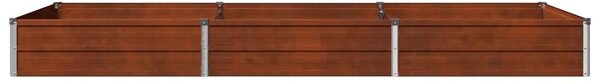 Povišeni vrtni krevet Rđa 240 x 80 x 24 cm corton - 240 x 80 x 24 cm Otporni čelik