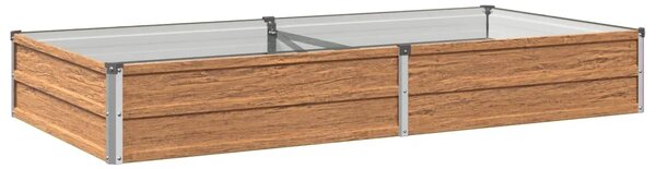 Povišeni vrtni krevet Drvena smeđa 160 x 80 x 24 cm - 160 x 80 x 24 cm Smeđa drvo