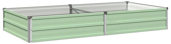 Povišeni vrtni krevet Pastelno zelena 160 x 80 x 24 cm - 160 x 80 x 24 cm Pastelno zelena