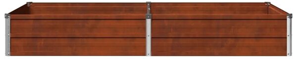 Povišeni vrtni krevet Rđa 160 x 80 x 24 cm corton - 160 x 80 x 24 cm Otporni čelik