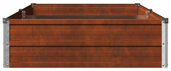 Povišeni vrtni krevet Rđa 160 x 80 x 24 cm corton - 160 x 80 x 24 cm Otporni čelik