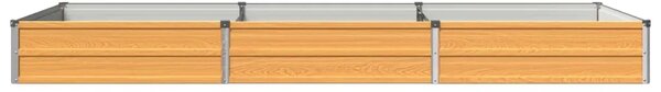 Povišeni vrtni krevet Prirodna 240 x 80 x 24 cm - 240 x 80 x 24 cm Prirodna