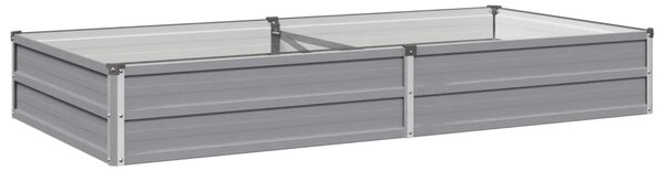 Povišeni vrtni krevet Siva 160 x 80 x 24 cm - 160 x 80 x 24 cm Siva