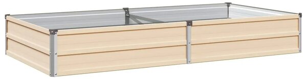 Povišeni vrtni krevet Slonovača 160 x 80 x 24 cm - 160 x 80 x 24 cm Slonovača