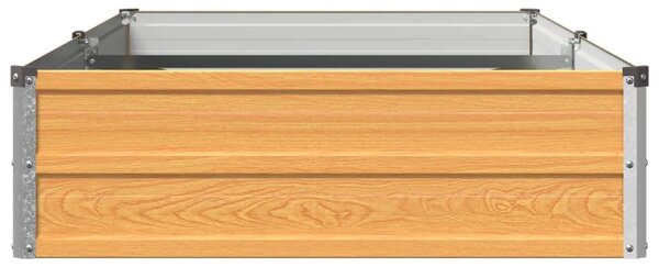 Povišeni vrtni krevet Prirodna 160 x 80 x 24 cm - 160 x 80 x 24 cm Prirodna