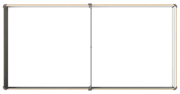 Povišeni vrtni krevet Prirodna 160 x 80 x 24 cm - 160 x 80 x 24 cm Prirodna