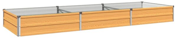 Povišeni vrtni krevet Prirodna 240 x 80 x 24 cm - 240 x 80 x 24 cm Prirodna