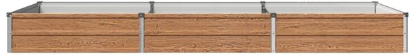 Povišeni vrtni krevet Drvena smeđa 240 x 80 x 24 cm - 240 x 80 x 24 cm Smeđa drvo